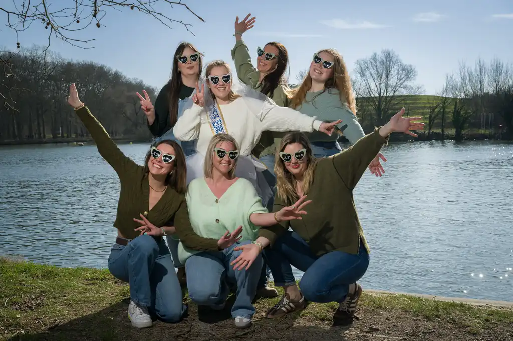 Portrait de groupe EVJF réalisé par photographe Lille