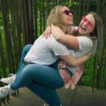 Marine au centre de sa team